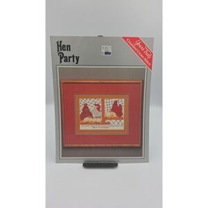 Hen Party, 1982 Platinum Series 6221 Cross‎ Stitch Pattern